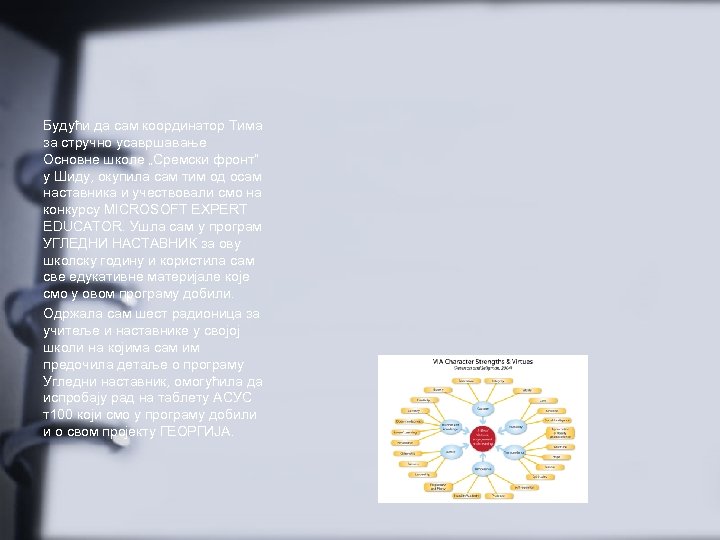 Будући да сам координатор Тима за стручно усавршавање Основне школе „Сремски фронт“ у Шиду,