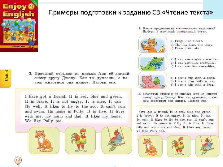 Примеры подготовки к заданию С 3 «Чтение текста» 