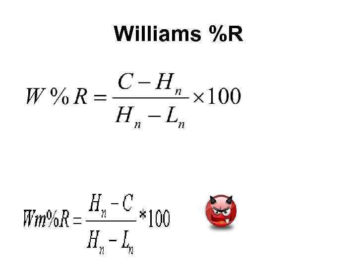 Williams %R 