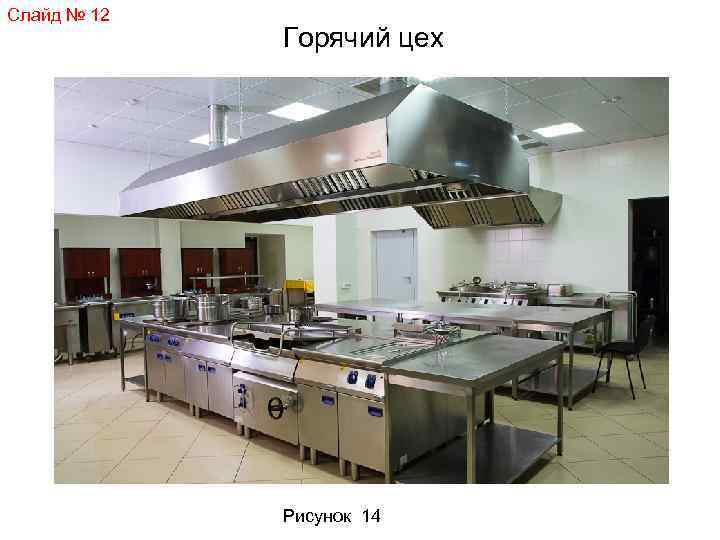 Слайд № 12 Горячий цех Рисунок 14 