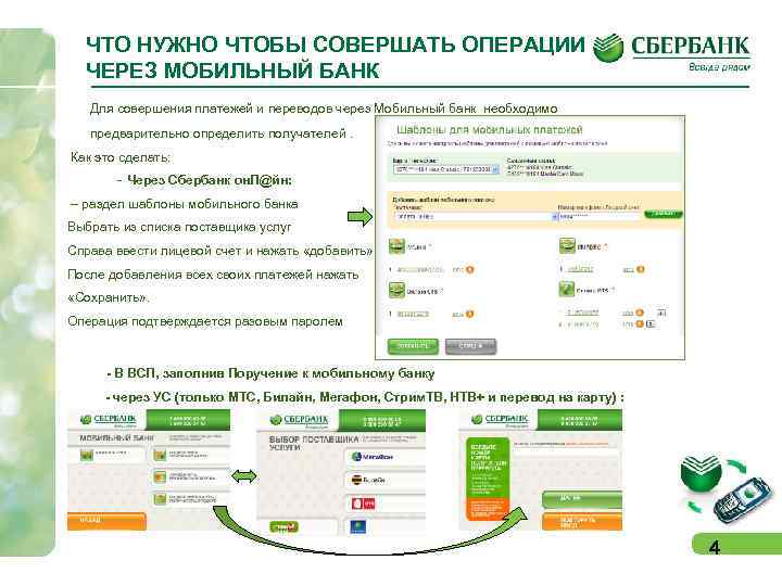 Сбербанк мобильный пакет