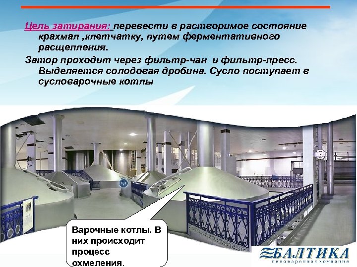 Цель затирания: перевести в растворимое состояние крахмал , клетчатку, путем ферментативного расщепления. Затор проходит