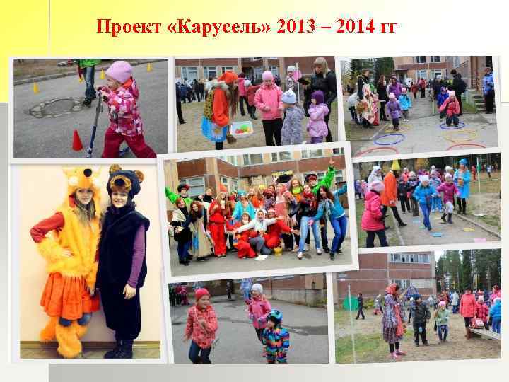 Проект «Карусель» 2013 – 2014 гг 