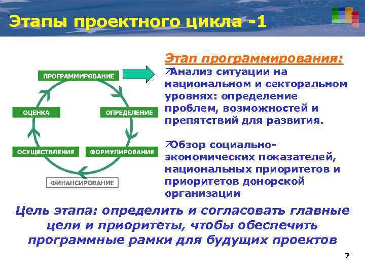 Этапы проектного цикла