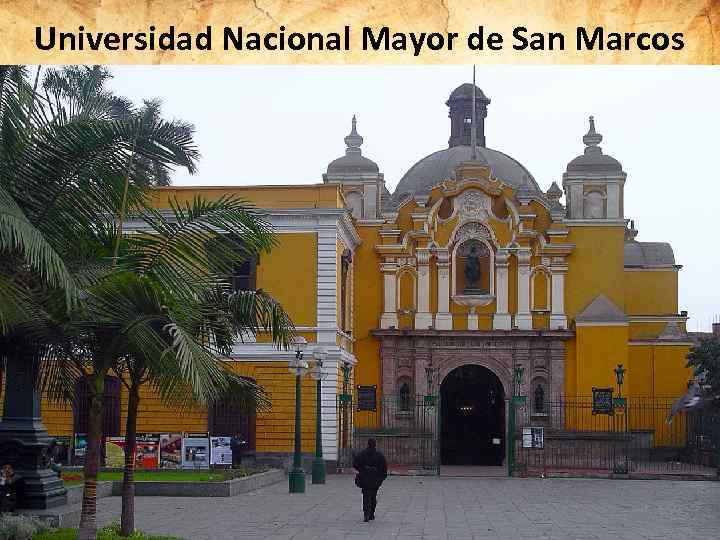 Universidad Nacional Mayor de San Marcos 
