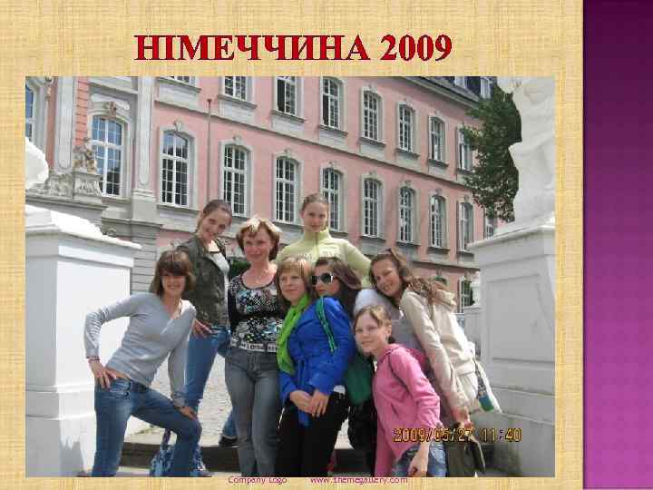 НІМЕЧЧИНА 2009 Company Logo www. themegallery. com 