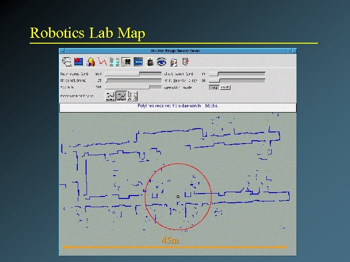 Robotics Lab Map 45 m 