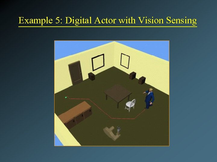 Example 5: Digital Actor with Vision Sensing 