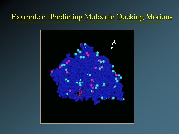 Example 6: Predicting Molecule Docking Motions 