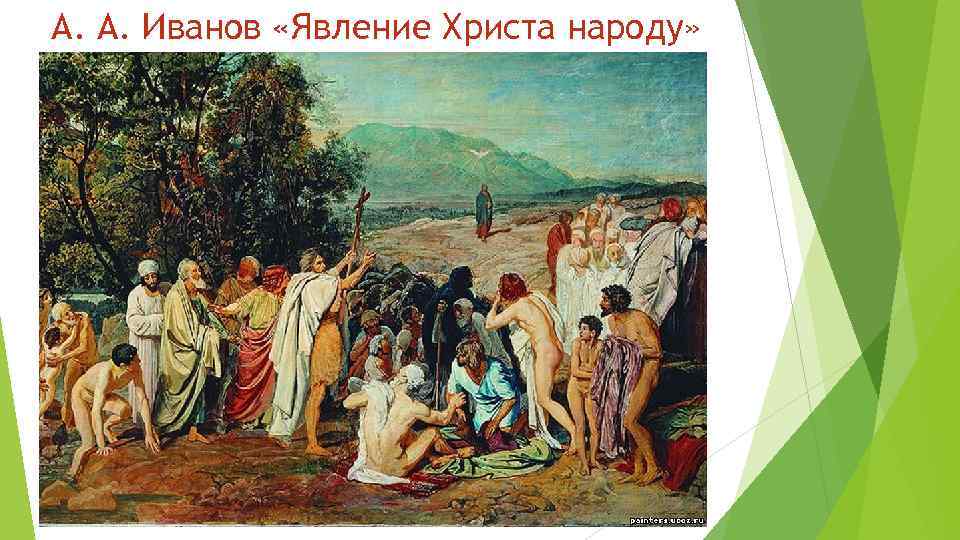 А. А. Иванов «Явление Христа народу» 