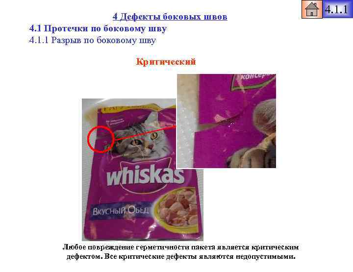 4 Дефекты боковых швов 4. 1 Протечки по боковому шву 4. 1. 1 Разрыв