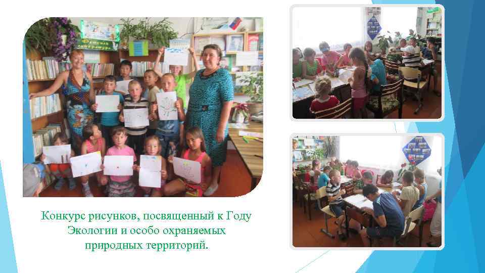 Конкурс рисунков, посвященный к Году Экологии и особо охраняемых природных территорий. 