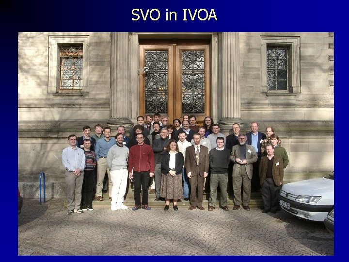 SVO in IVOA • Member of IVOA since June 2004. 