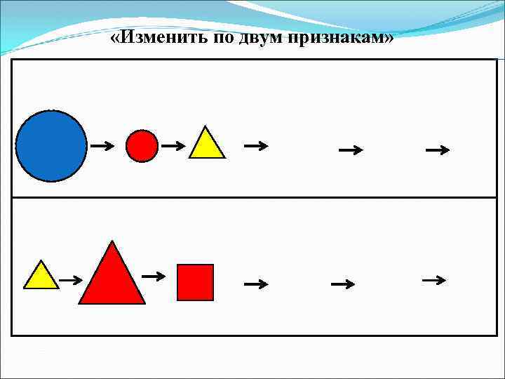  «Изменить по двум признакам» 