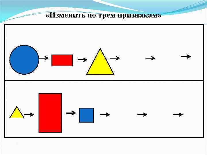  «Изменить по трем признакам» 