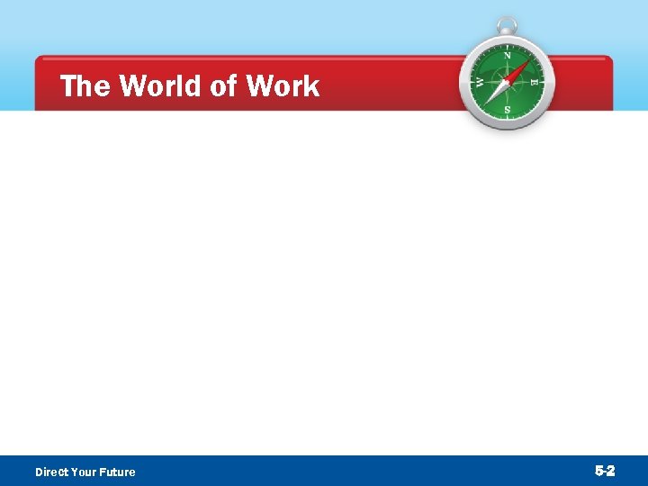 The World of Work Direct Your Future 5 -2 