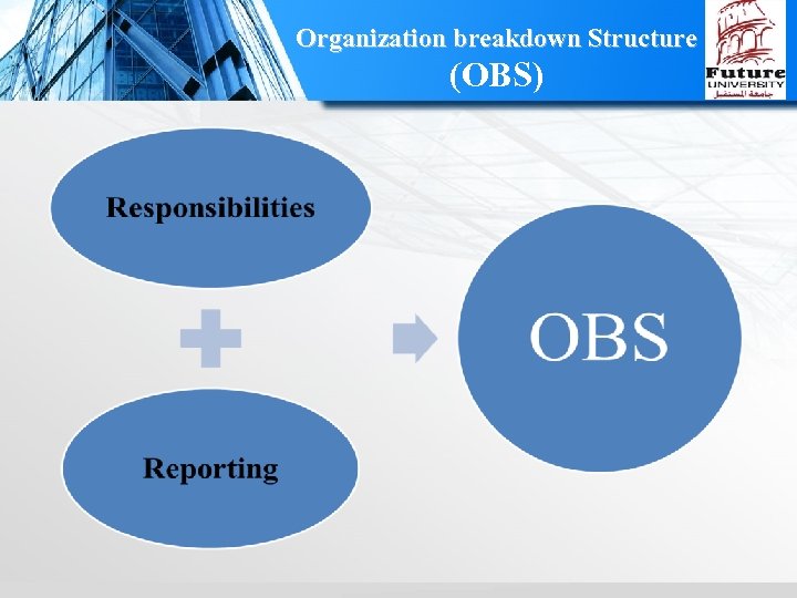 Organization breakdown Structure (OBS) 