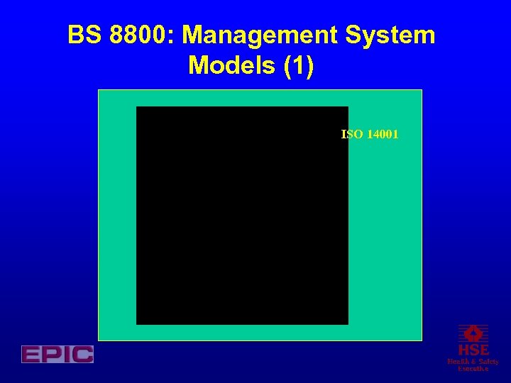 BS 8800: Management System Models (1) ISO 14001 