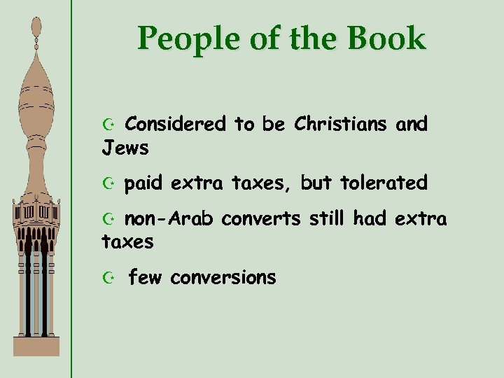 People of the Book Considered to be Christians and Jews Z Z paid extra