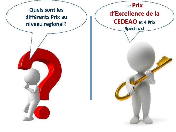 Quels sont les différents Prix au niveau regional? Le Prix d’Excellence de la CEDEAO