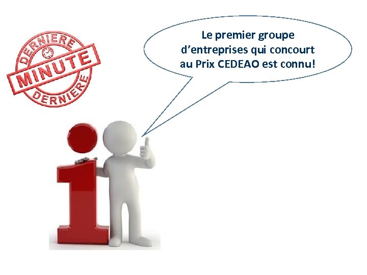 Le premier groupe d’entreprises qui concourt au Prix CEDEAO est connu! 