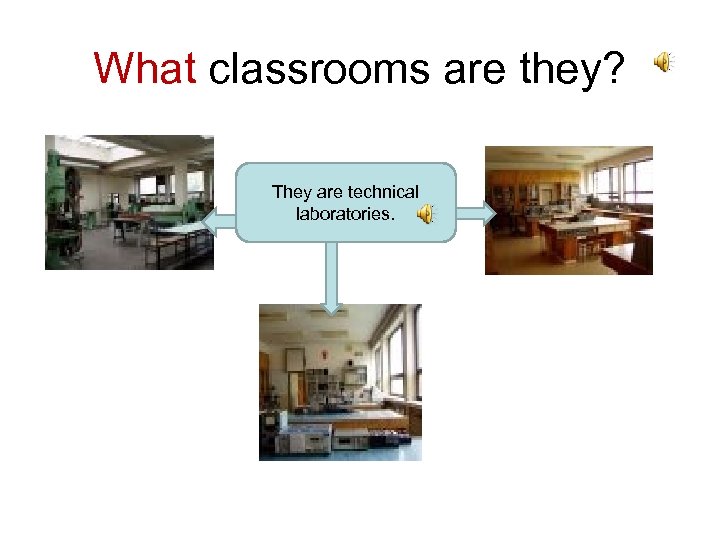 What classrooms are they? They are technical laboratories. 