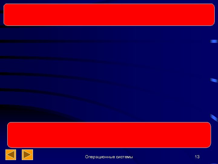Операционные системы 13 