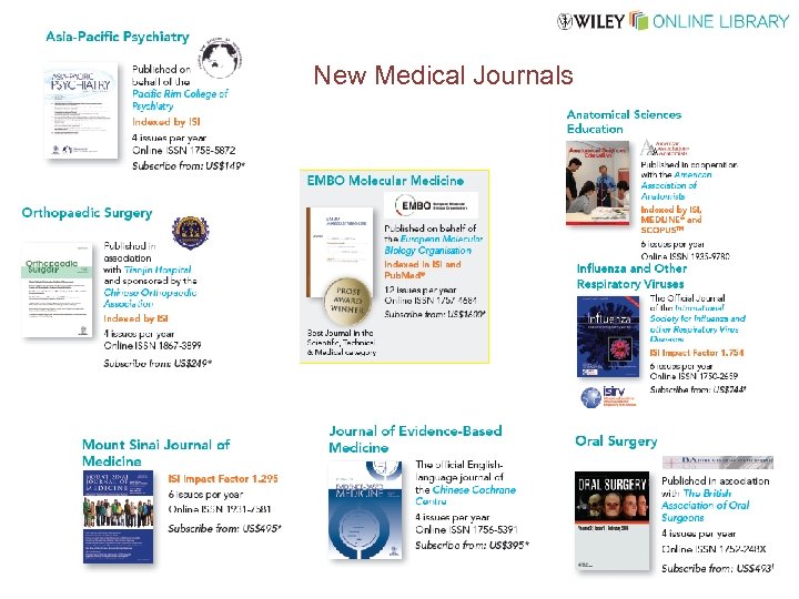 New Medical Journals 