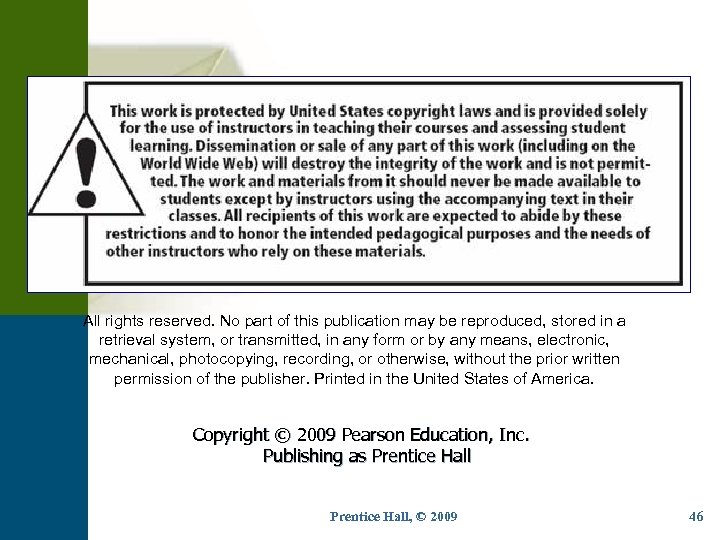 All rights reserved. No part of this publication may be reproduced, stored in a