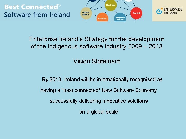 Enterprise Ireland’s Strategy for the development of the indigenous software industry 2009 – 2013