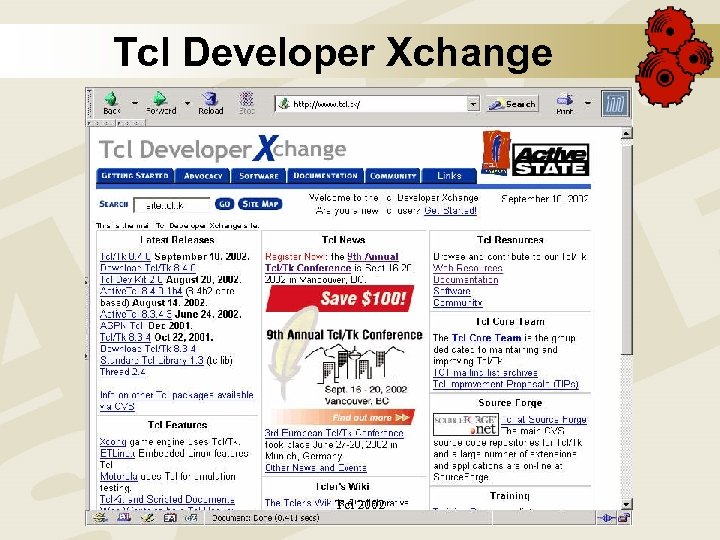 Tcl Developer Xchange Tcl'2002 