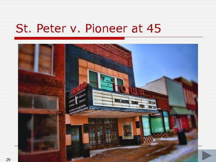 St. Peter v. Pioneer at 45 29 