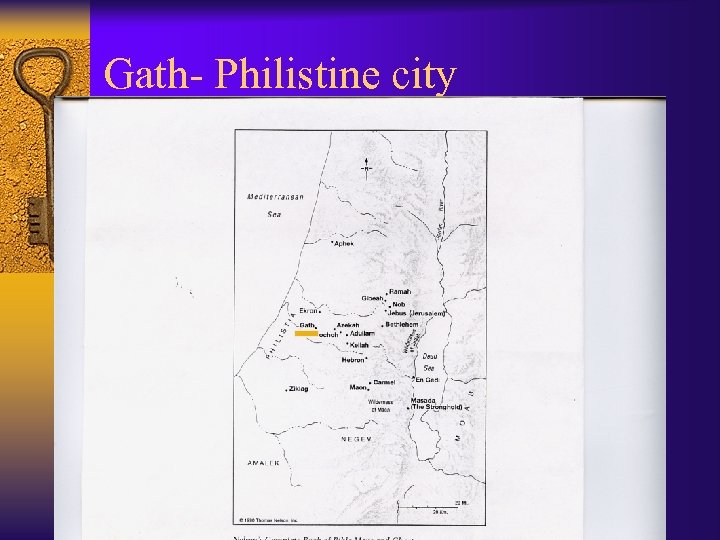 Gath- Philistine city 