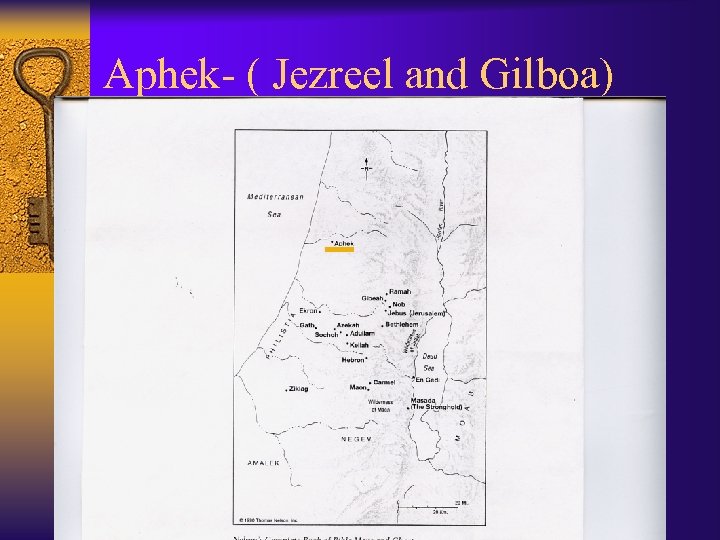 Aphek- ( Jezreel and Gilboa) 