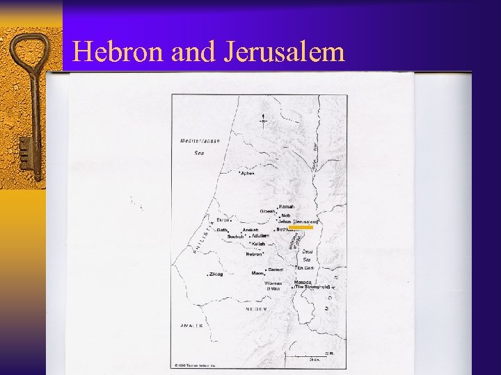 Hebron and Jerusalem 