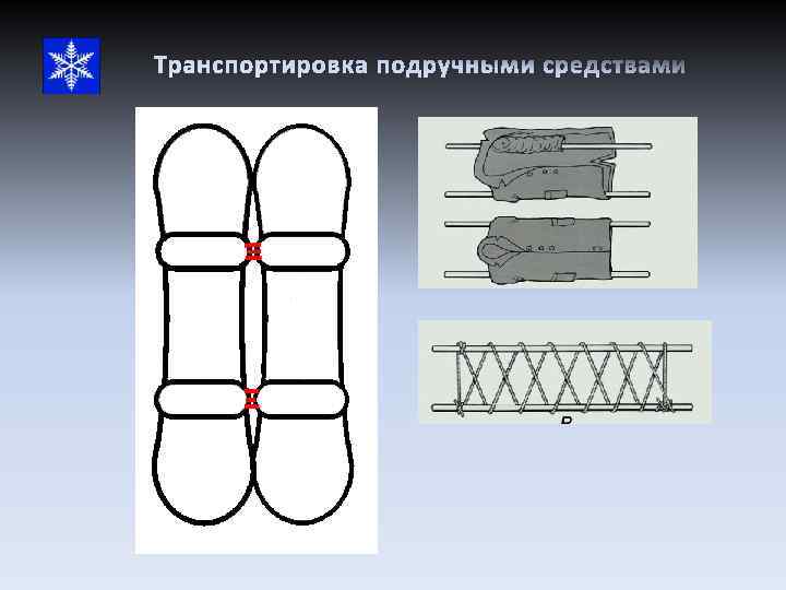 Транспортировка подручными средствами 