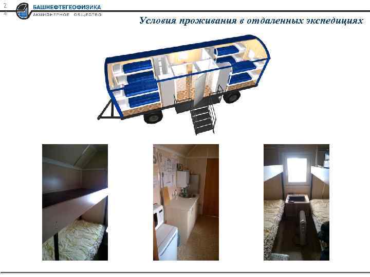 2 4 Условия проживания в отдаленных экспедициях 