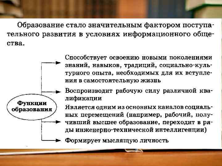 Почему в информационном обществе значимость образования