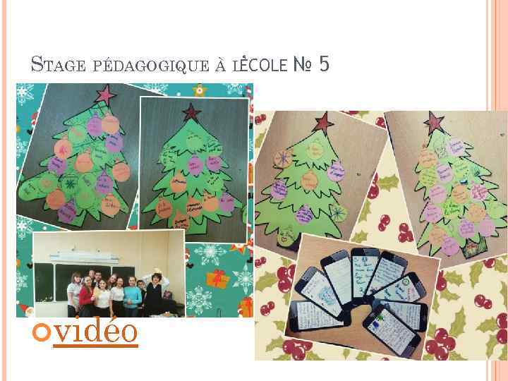 STAGE PÉDAGOGIQUE À LÉCOLE № 5 ’ vidéo 