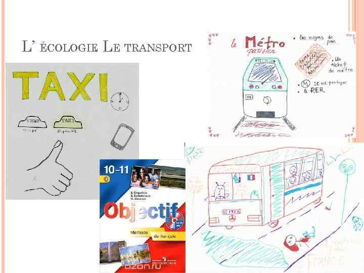 L’ ÉCOLOGIE LE TRANSPORT. 