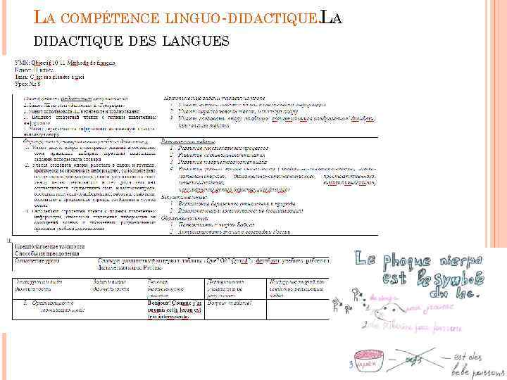 LA COMPÉTENCE LINGUO-DIDACTIQUE. LA DIDACTIQUE DES LANGUES 