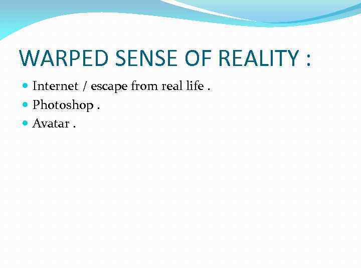 WARPED SENSE OF REALITY : Internet / escape from real life. Photoshop. Avatar. 