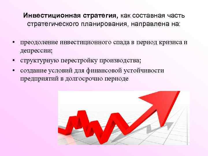 Стратегия развития фирмы через осуществление инвестиционных проектов