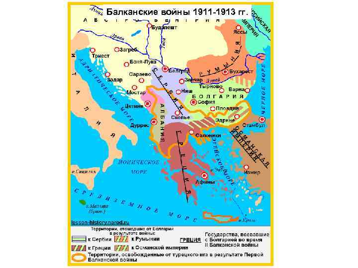 Балканские войны 1911 -1913 гг. 