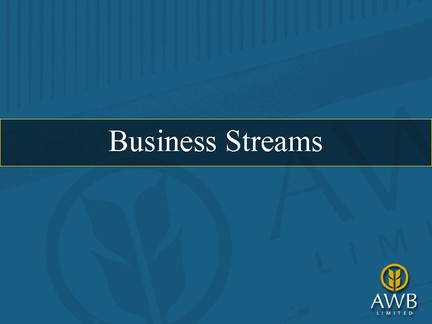 Business Streams 