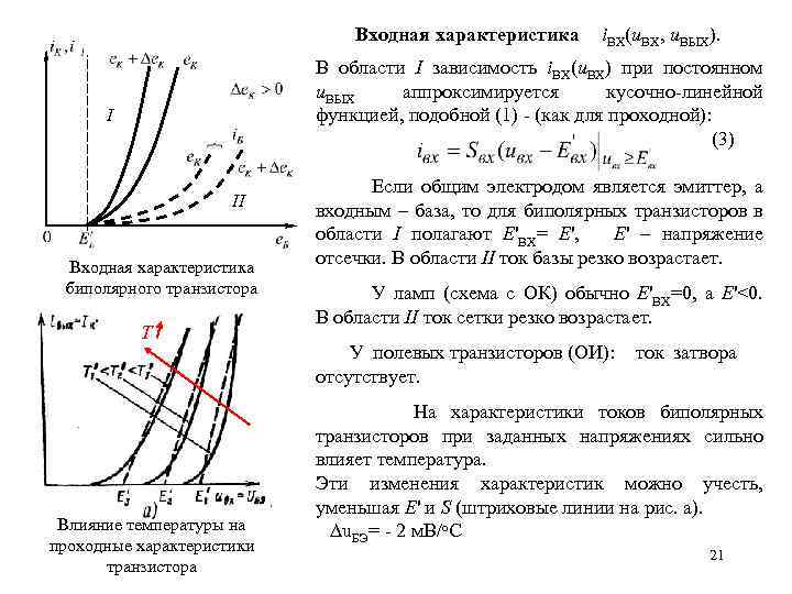 Характеристика i. Входная характеристика. Входная характеристика это зависимость. Основные входные характеристики.. Входной характеристикой называют зависимость.