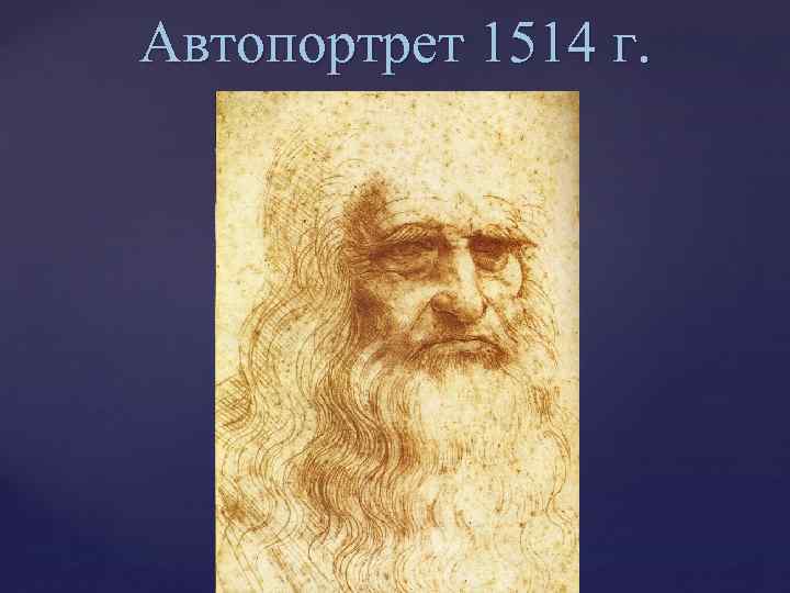 Автопортрет 1514 г. 