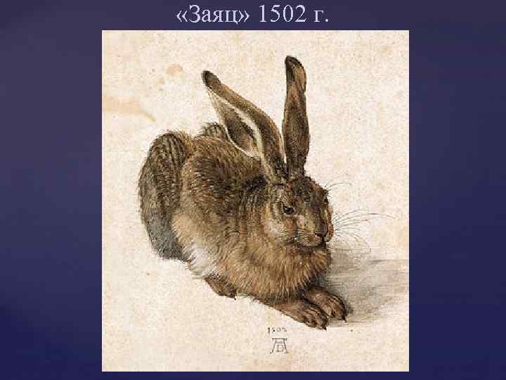  «Заяц» 1502 г. 