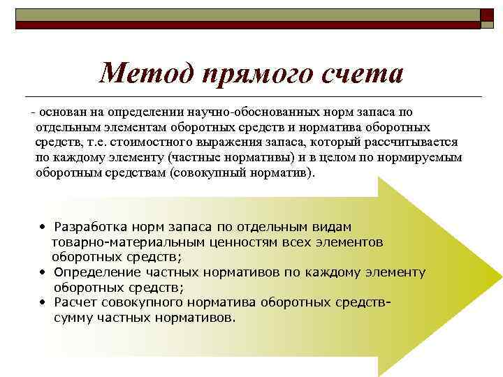 Прямой способ. Метод прямого счета. Формула метода прямого счета. Методы прямого счета основываются на. Способы планирования прибыли метод прямого счета;.