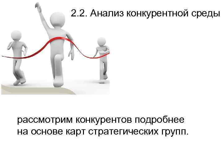 2. 2. Анализ конкурентной среды рассмотрим конкурентов подробнее на основе карт стратегических групп. 